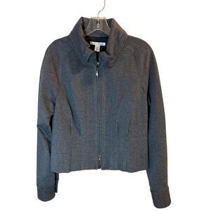 Kenneth Cole Jacket Size 10 Gray Full Zip Closure Athleisure NWT